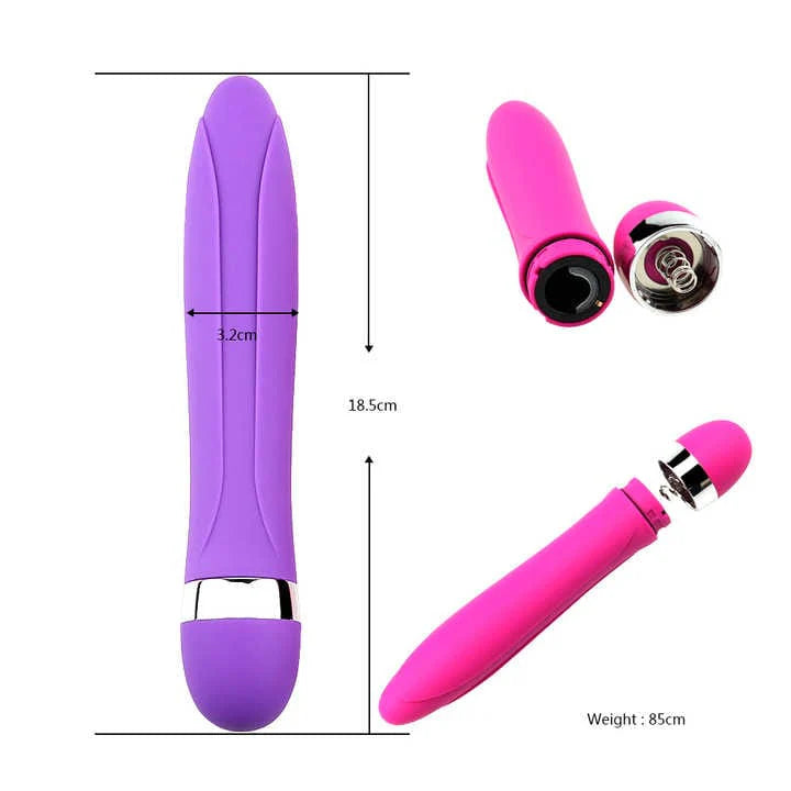 Pocket Mini Bullet Vibrator Clit Vag*na Massagers G-spot Mast*rbator for Women Les*ian Adult Products, Rose Red
