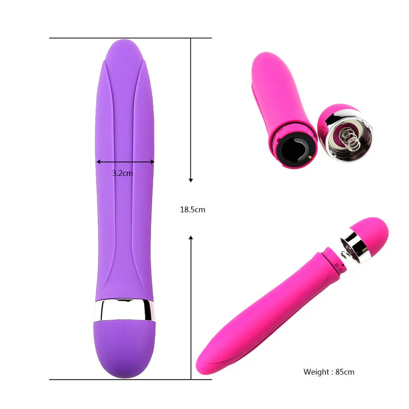 Pocket Mini Bullet Vibrator Clit Vag*na Massagers G-spot Mast*rbator for Women Les*ian Adult Products, Rose Red