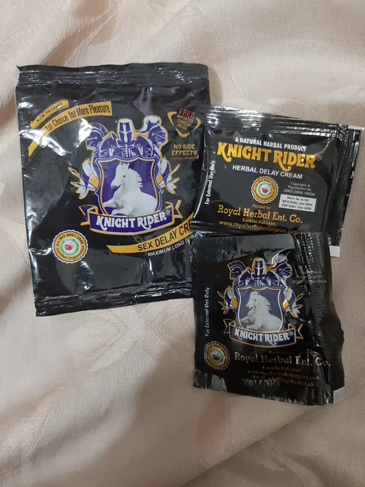 Knight Rider Timing Condom with cream 12pc