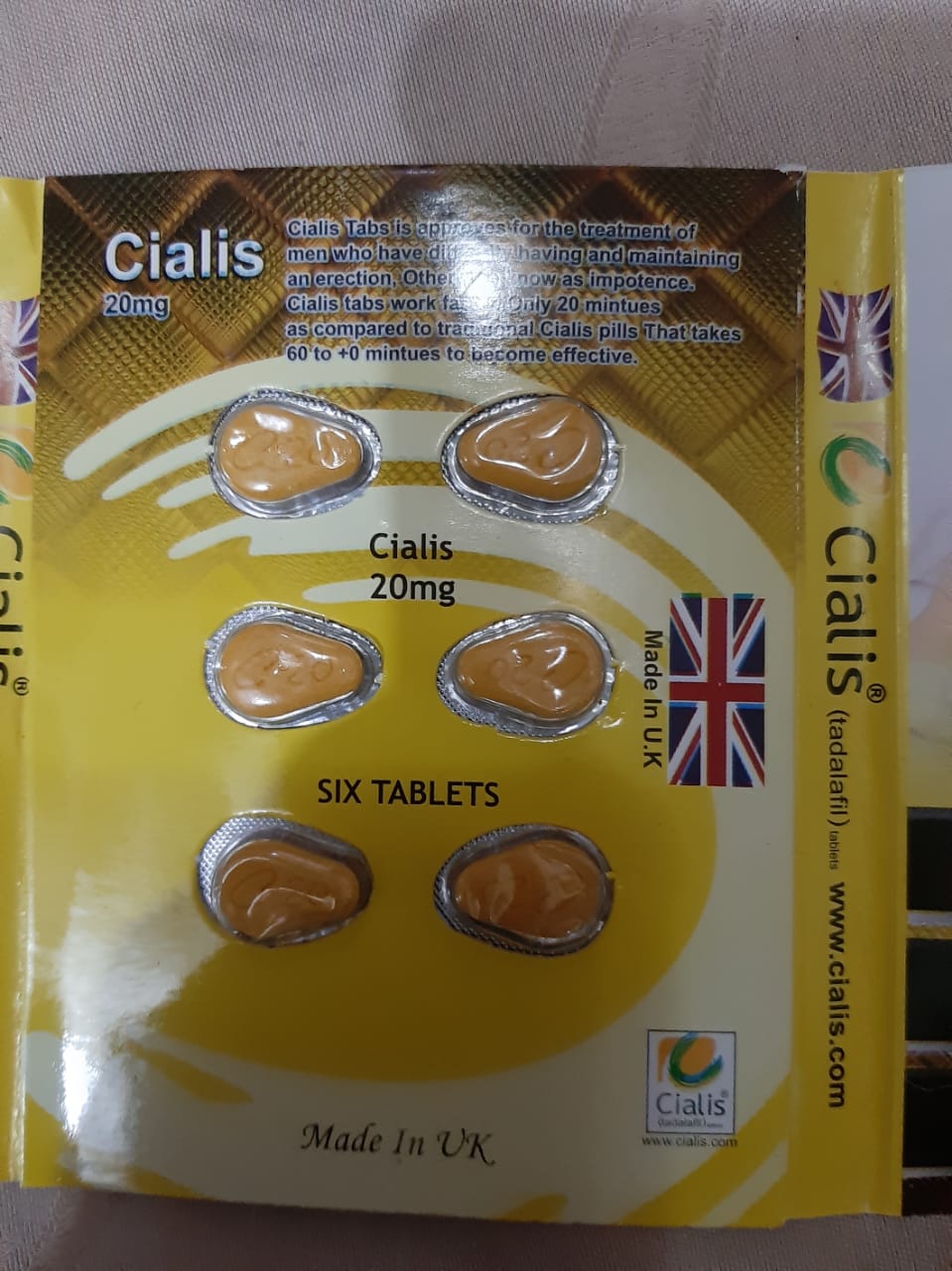 Cialis 6capsules Gold