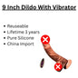 9 Inch Remote control Dildo With Vibrator